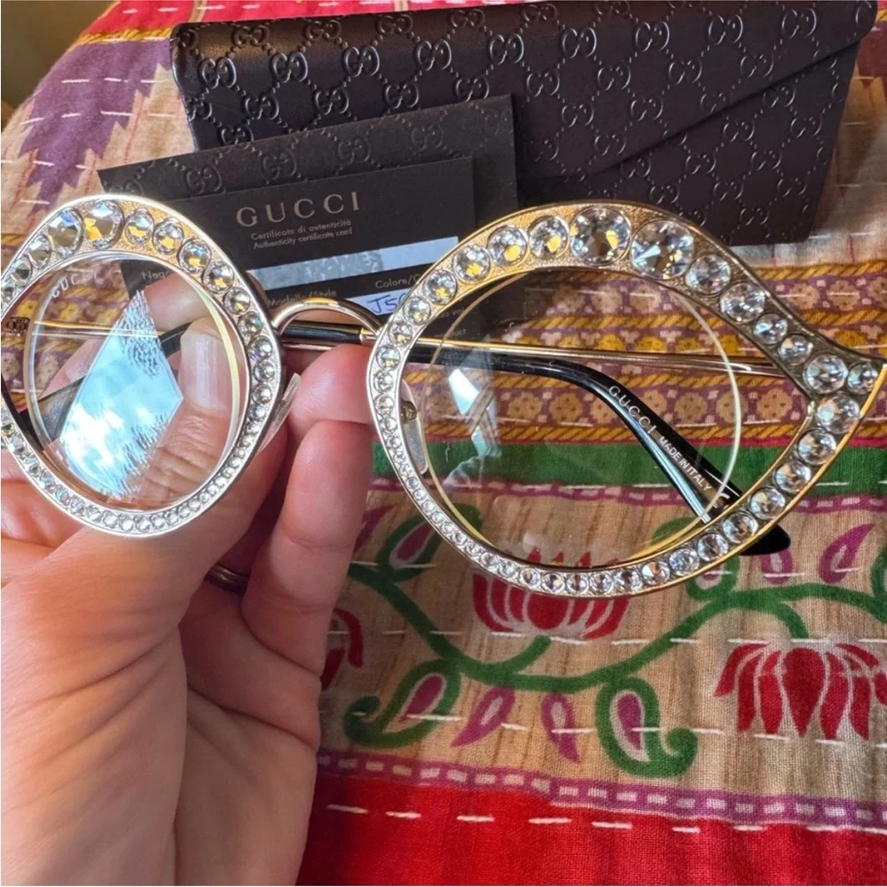 Gucci Lips Crystal Glasses NWT - Picture 5 of 12